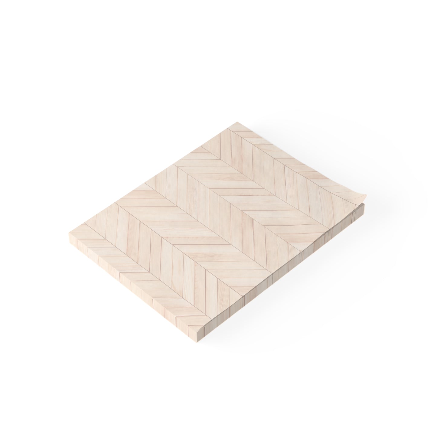 Wood Herringbone Post-it® Note Pads