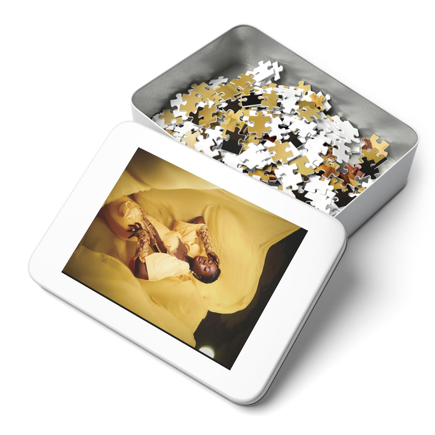 Citrine Noir Goddess Jigsaw Puzzle