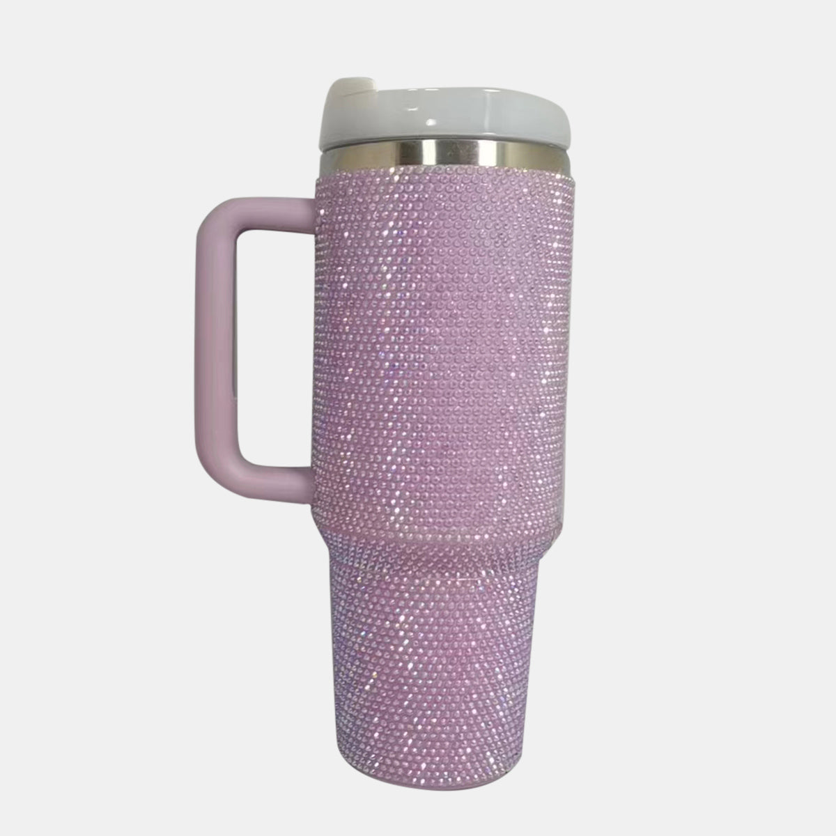 The Glitzy Rhinestone Tumbler with Straw