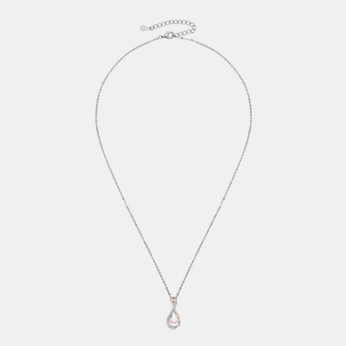 The Infinity Moissanite Pendant Necklace
