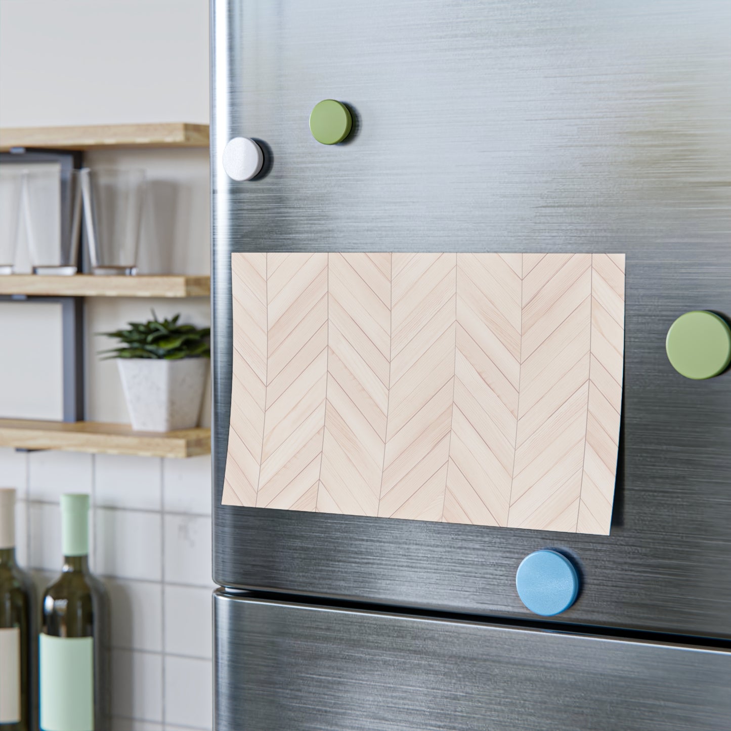 Wood Herringbone Post-it® Note Pads