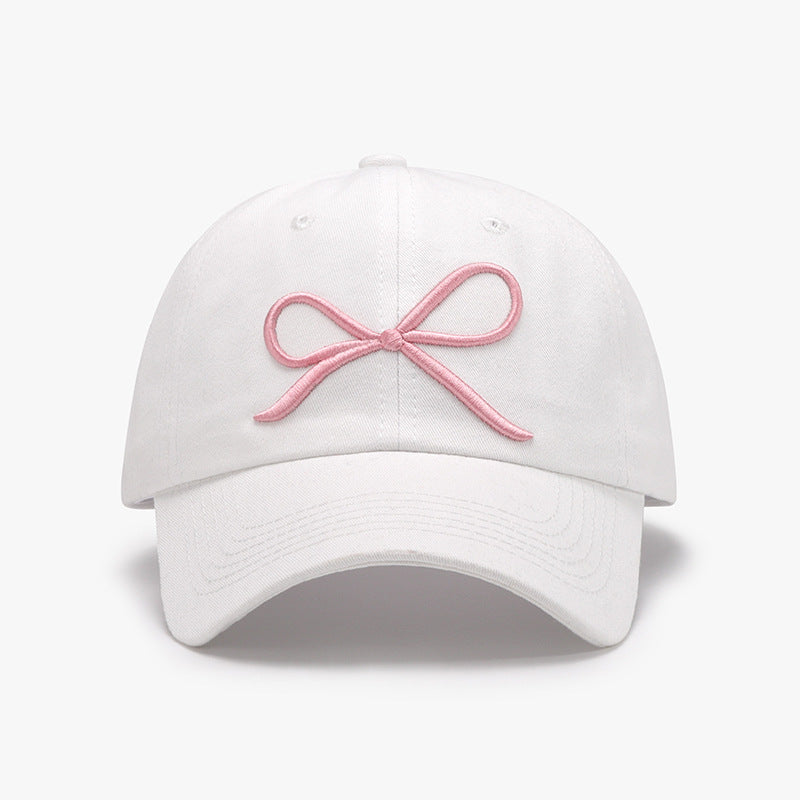 The Embroidered Bow Baseball Cap