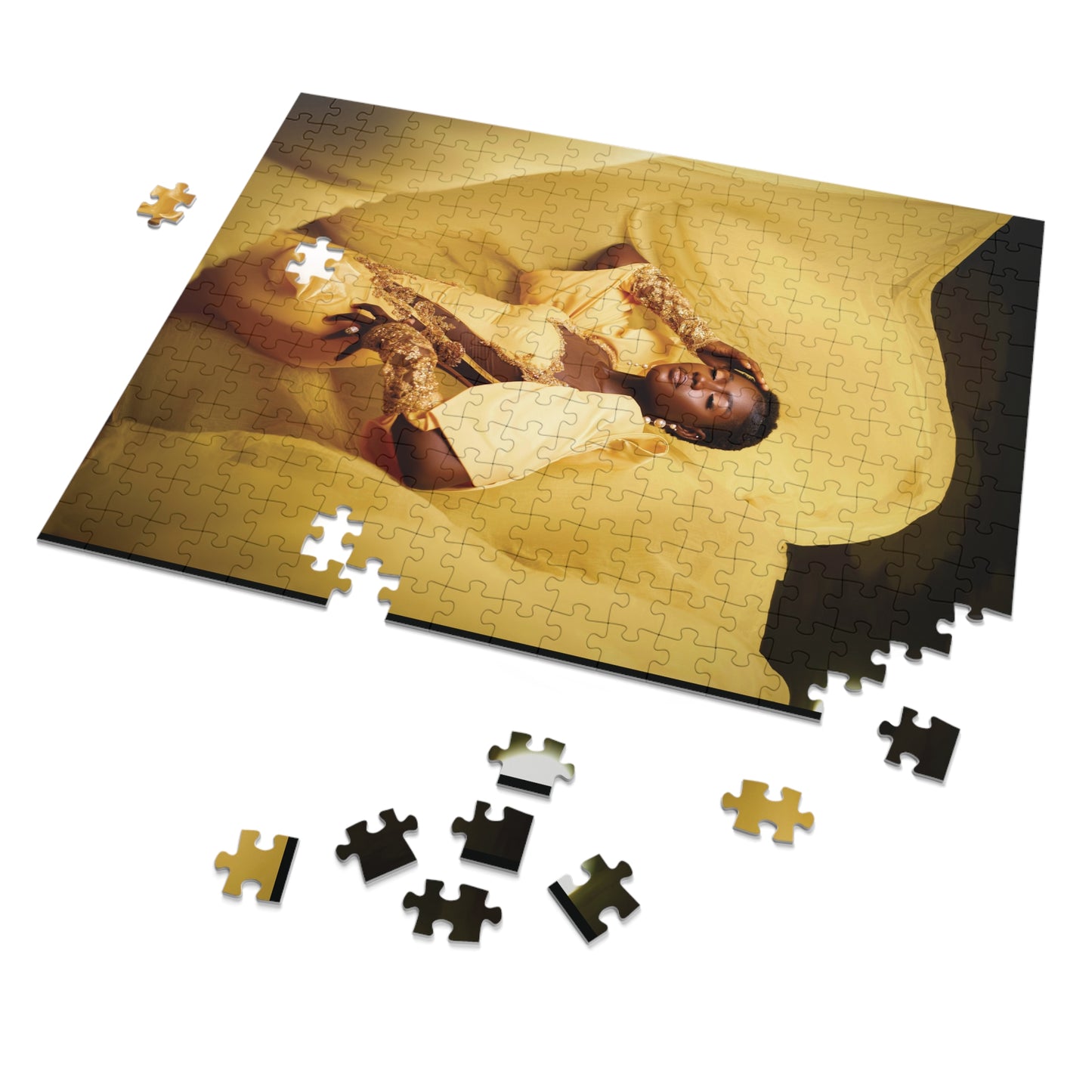 Citrine Noir Goddess Jigsaw Puzzle