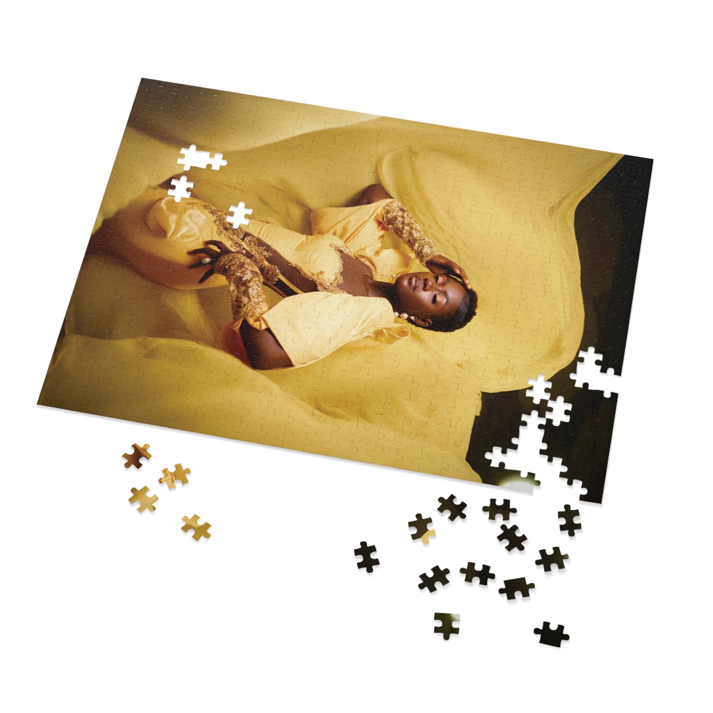 Citrine Noir Goddess Jigsaw Puzzle