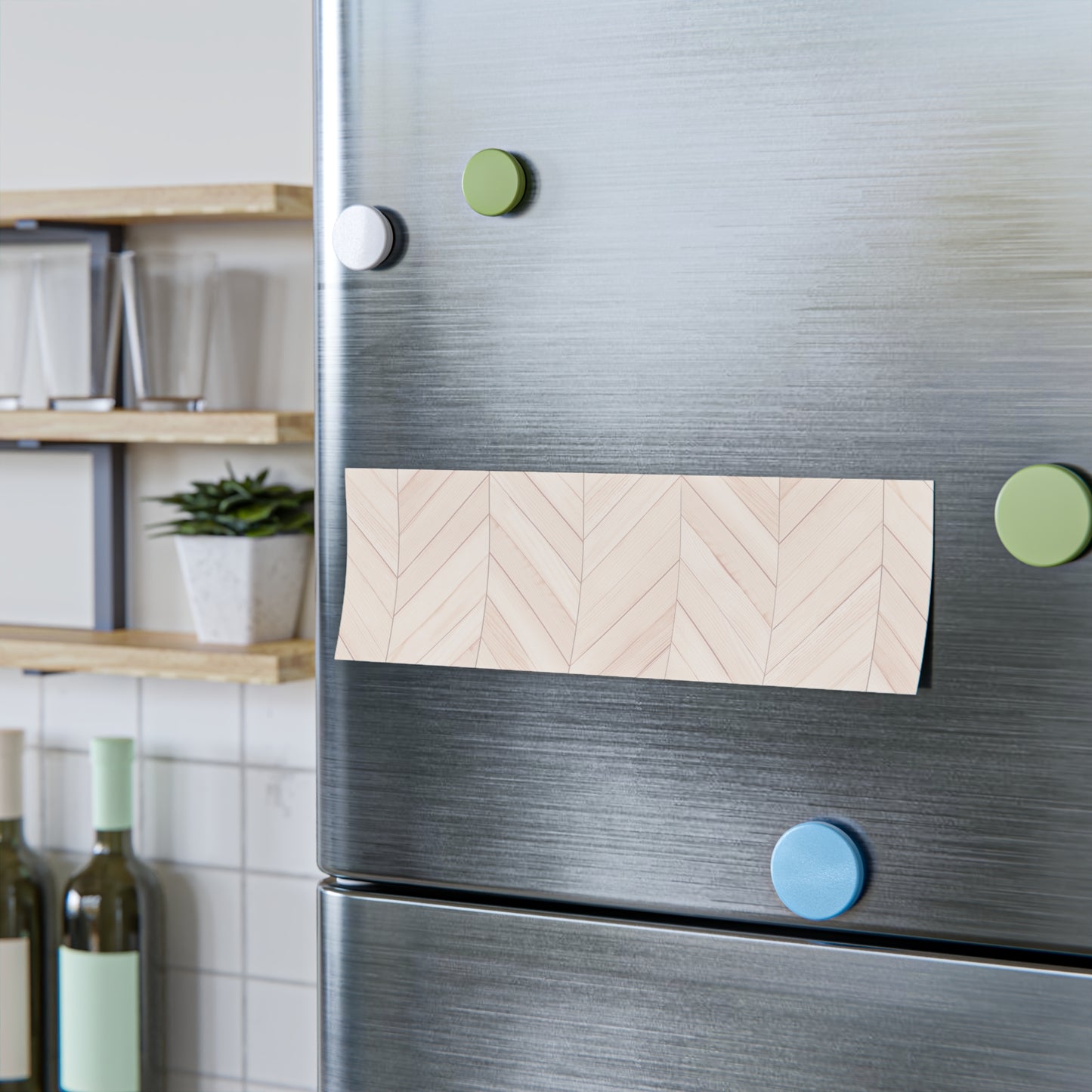 Wood Herringbone Post-it® Note Pads