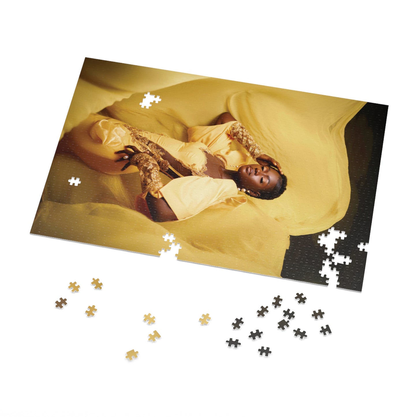 Citrine Noir Goddess Jigsaw Puzzle