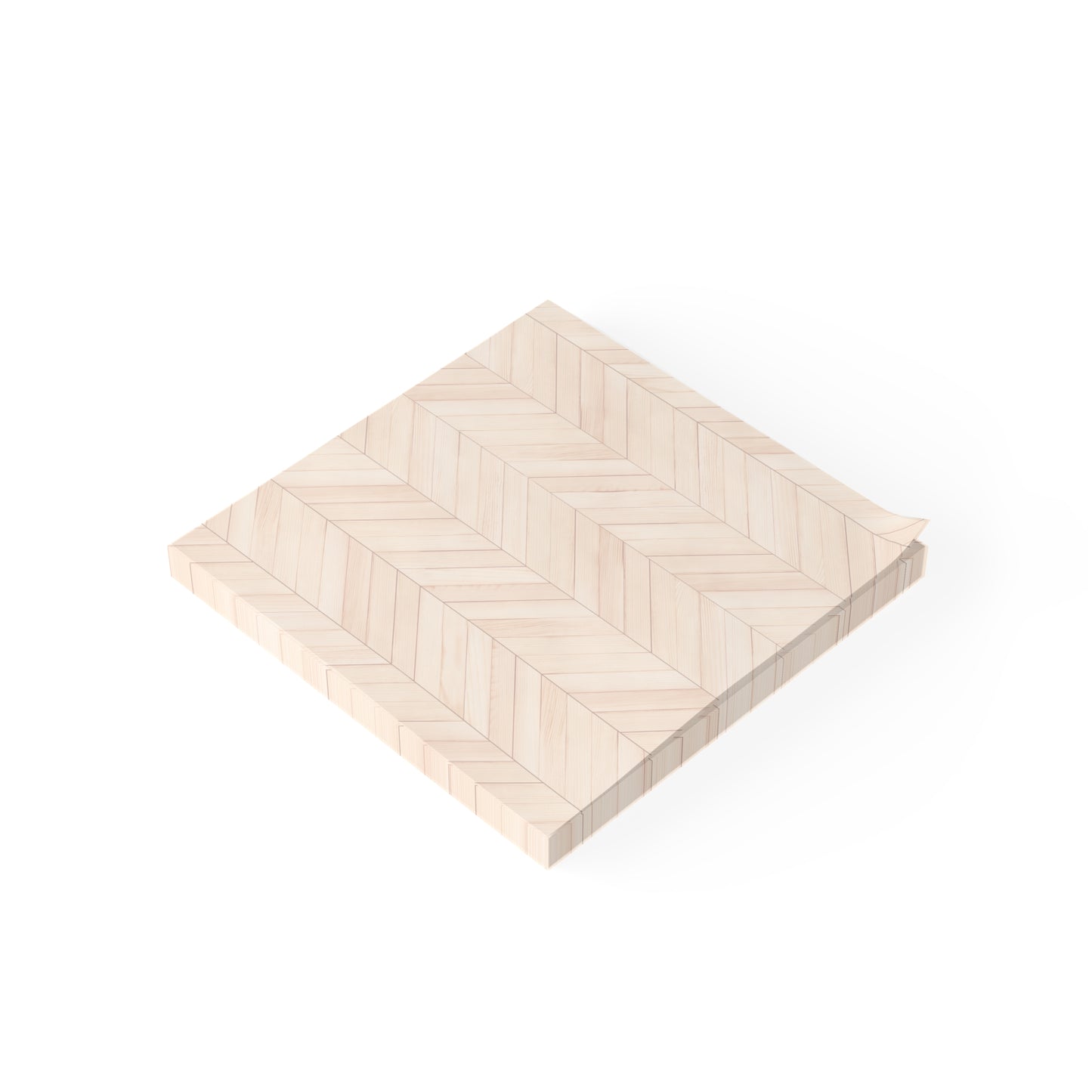 Wood Herringbone Post-it® Note Pads