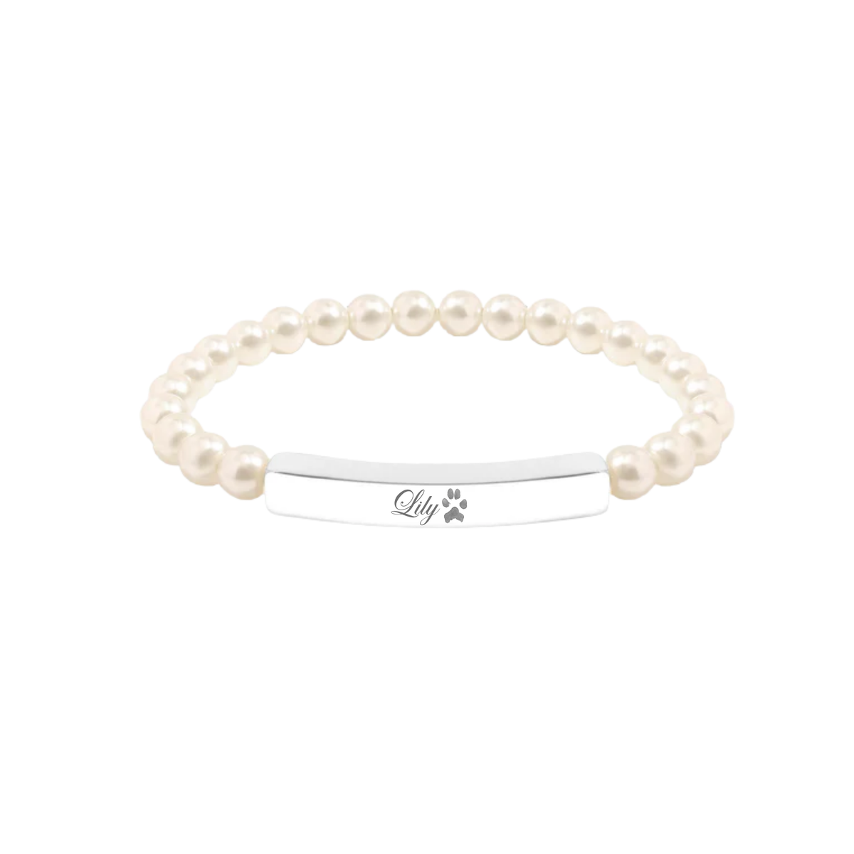18K Gold Curved Bar Bracelet