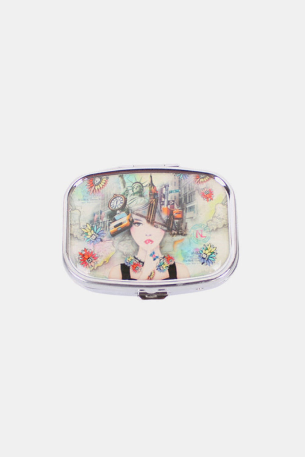 Nicole Lee® Metallic Rectangular Pill Case