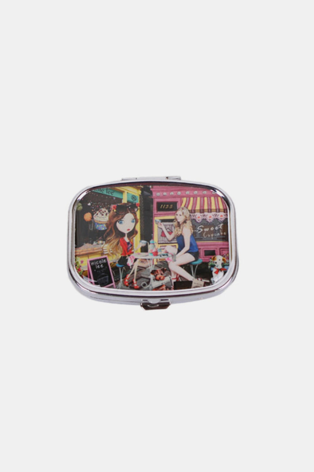 Nicole Lee® Metallic Rectangular Pill Case