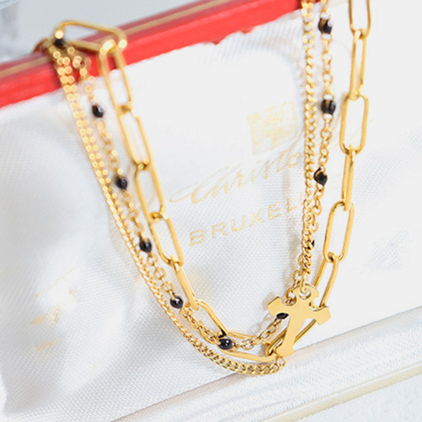 The Gold Triple-layer Bracelet