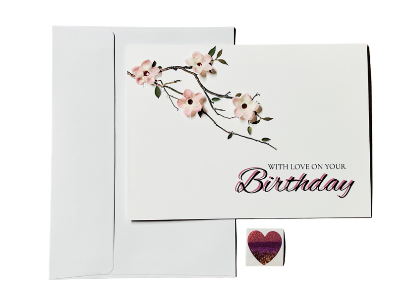 3D Blossom Birthday Card