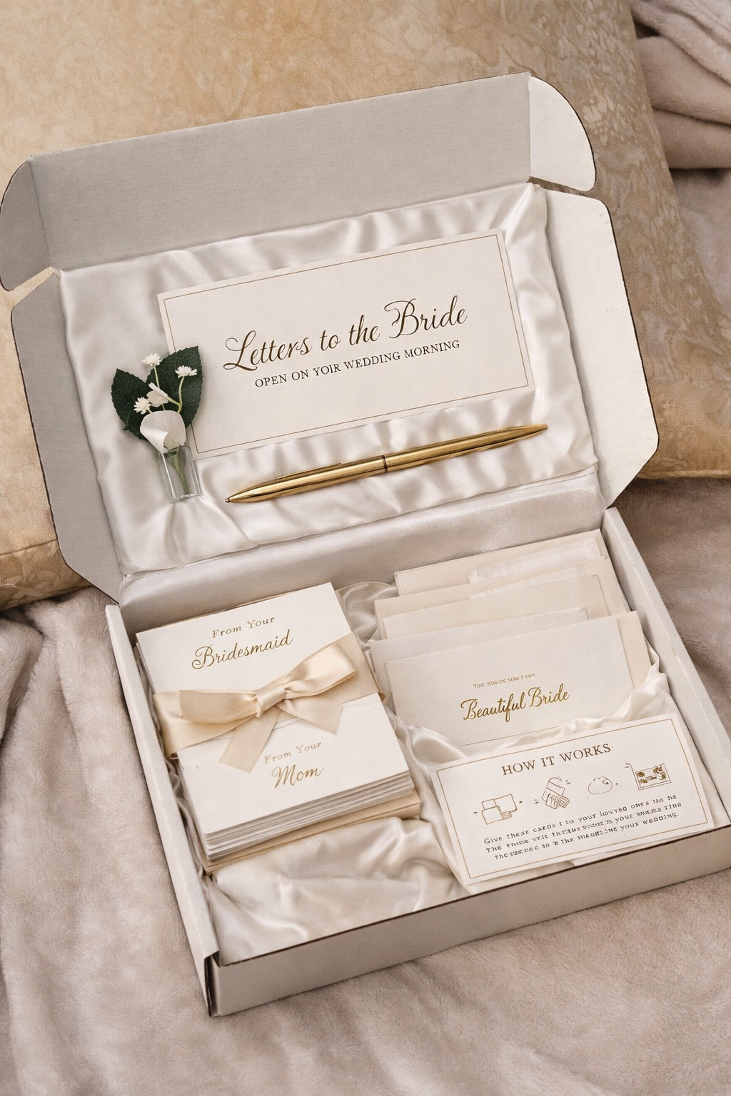 Letters to the Bride Gift Set
