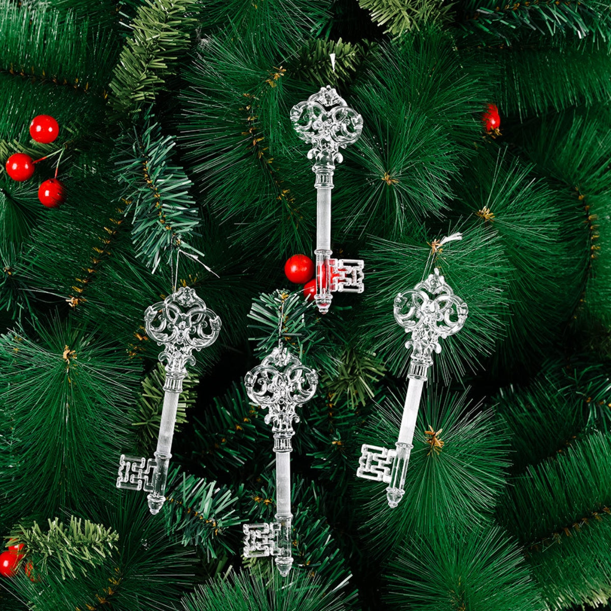 "Dazzling Ice" Christmas Tree Ornaments