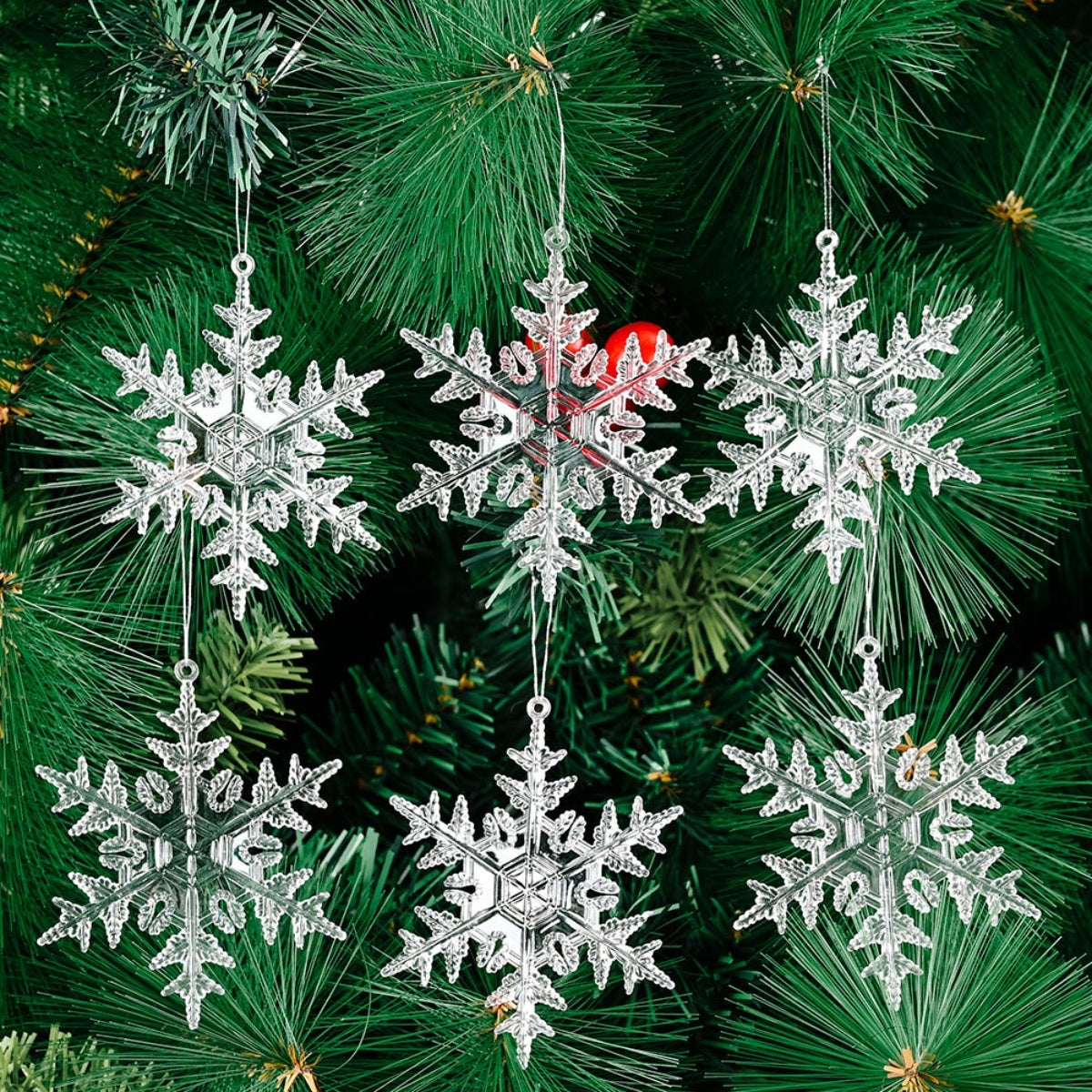 "Dazzling Ice" Christmas Tree Ornaments