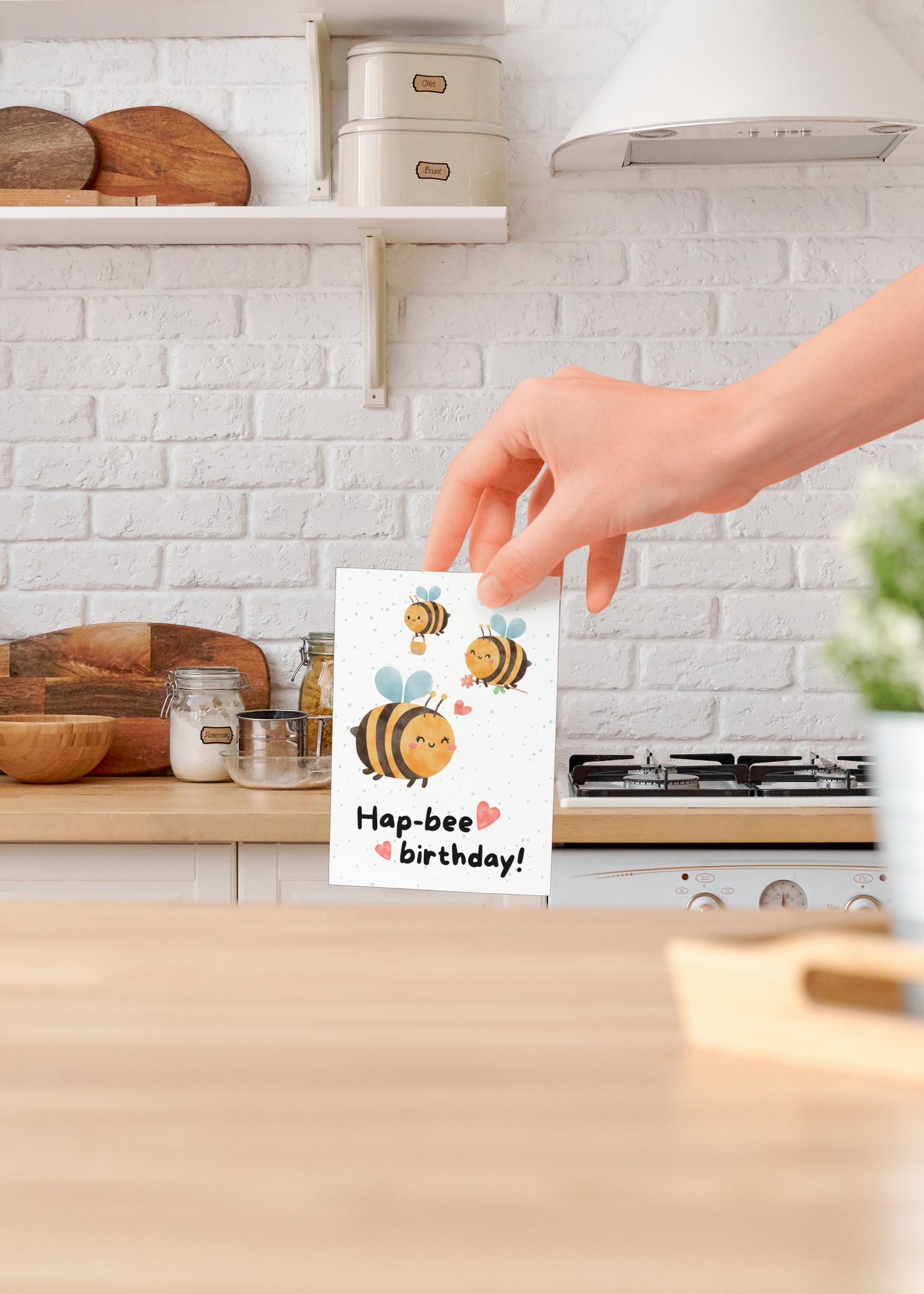 Hap-bee Birthday Card