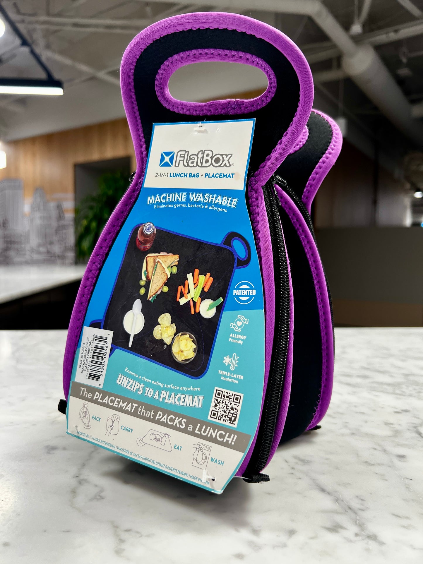 FlatBox® 2-in-1 Lunch Box & Placemat