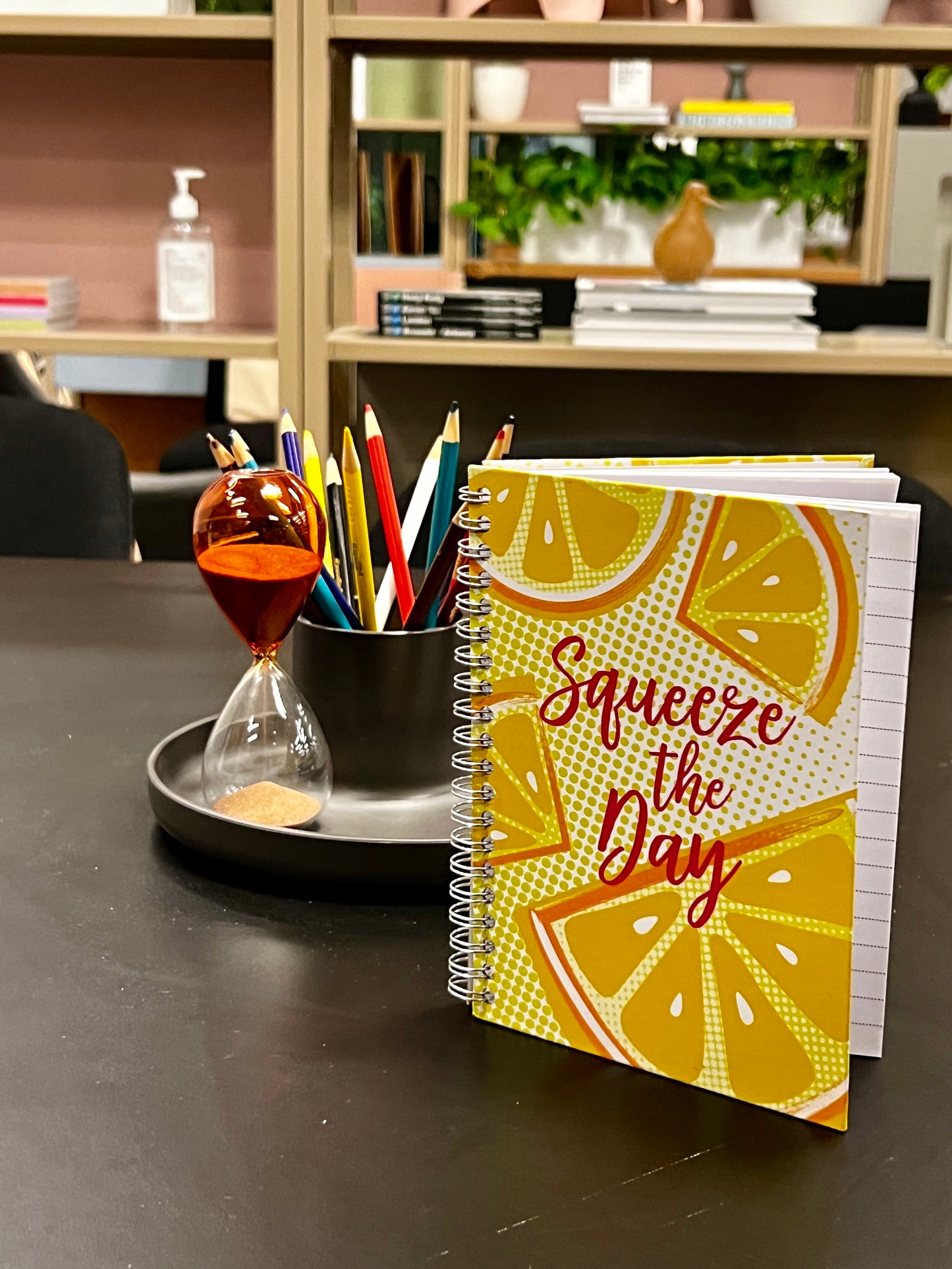 SQUEEZE THE DAY Spiral Notebook
