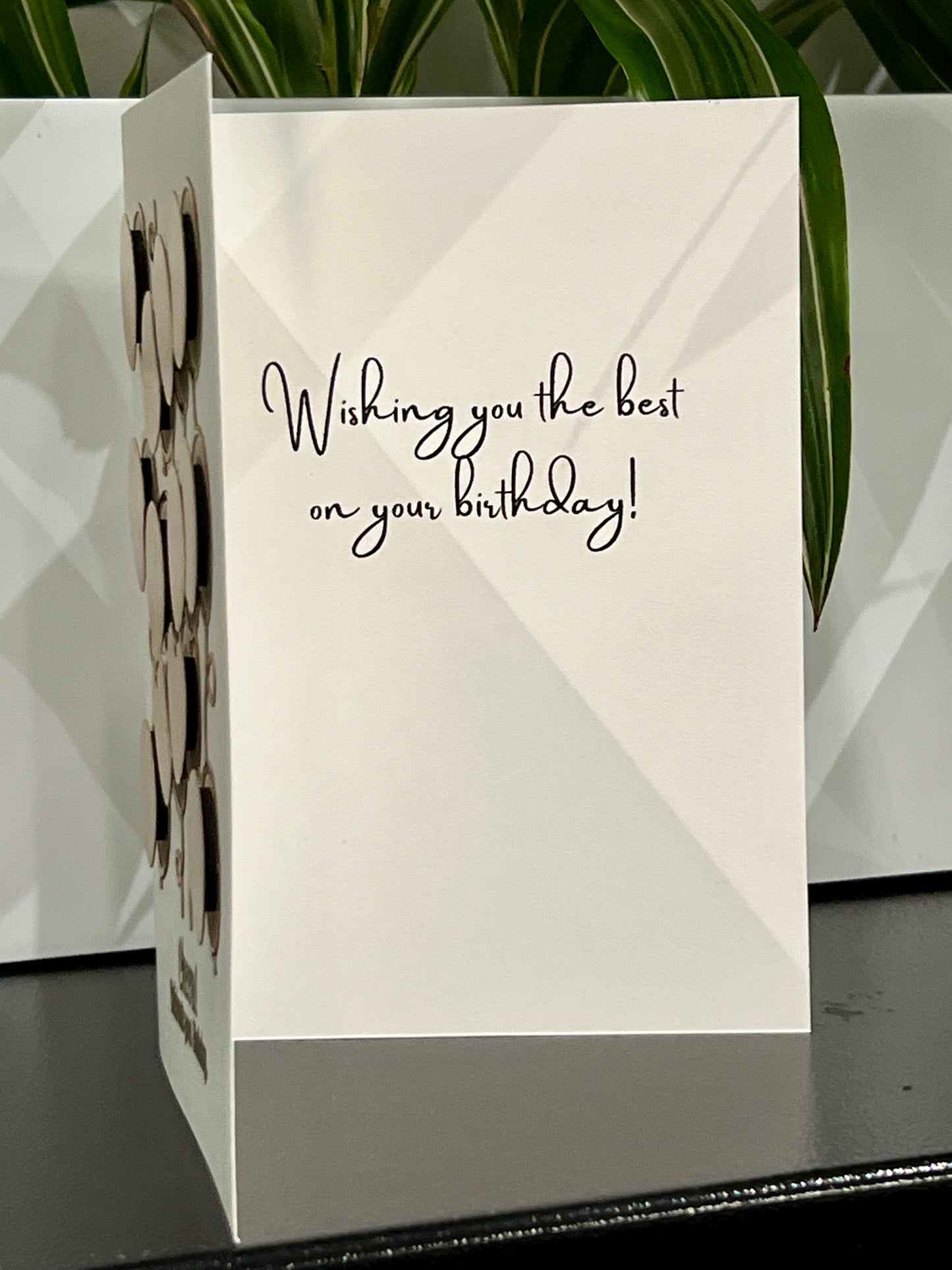 The Golden Balloons Birthday Card