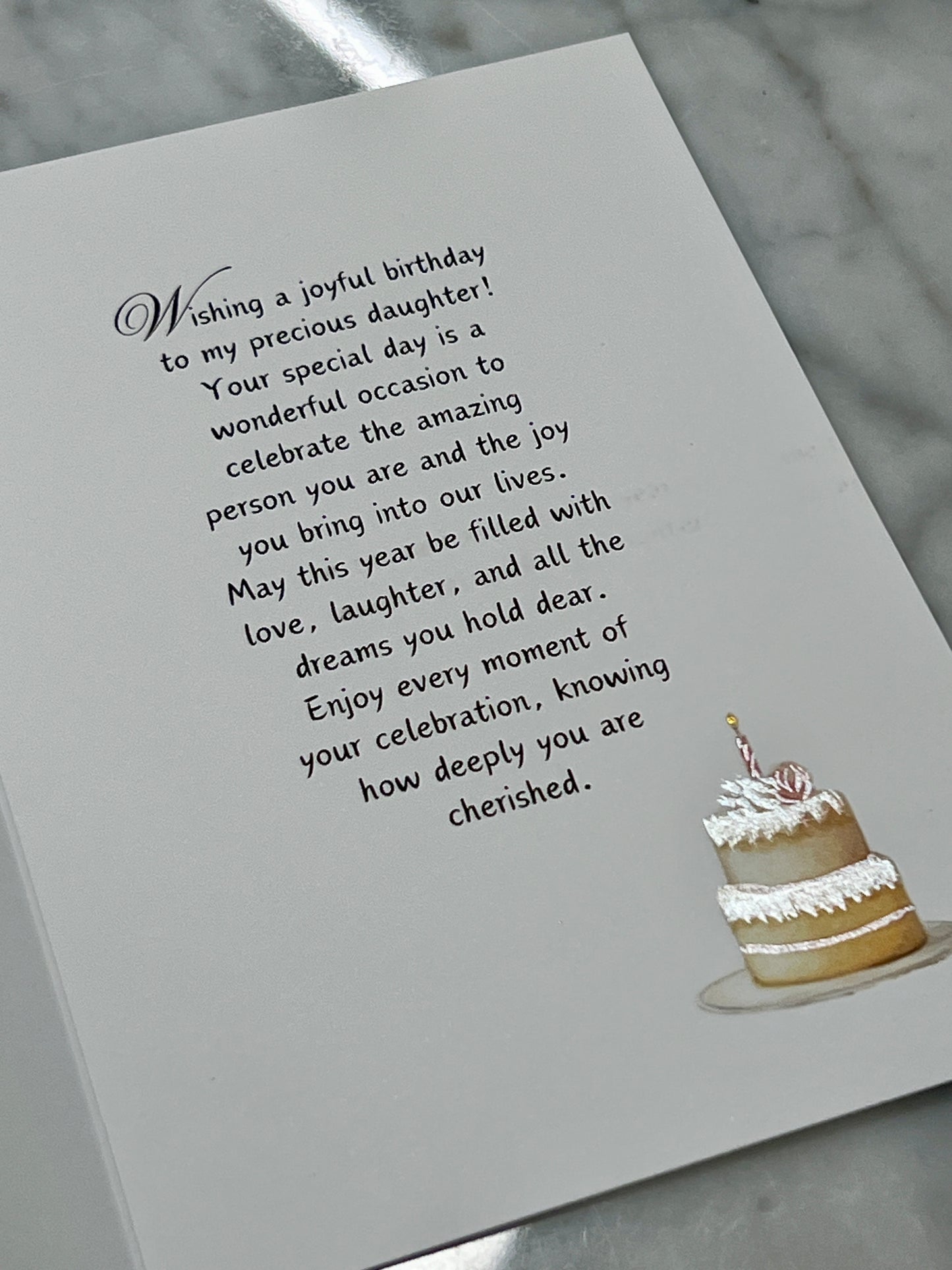 Sparkling Bunny Birthday Card