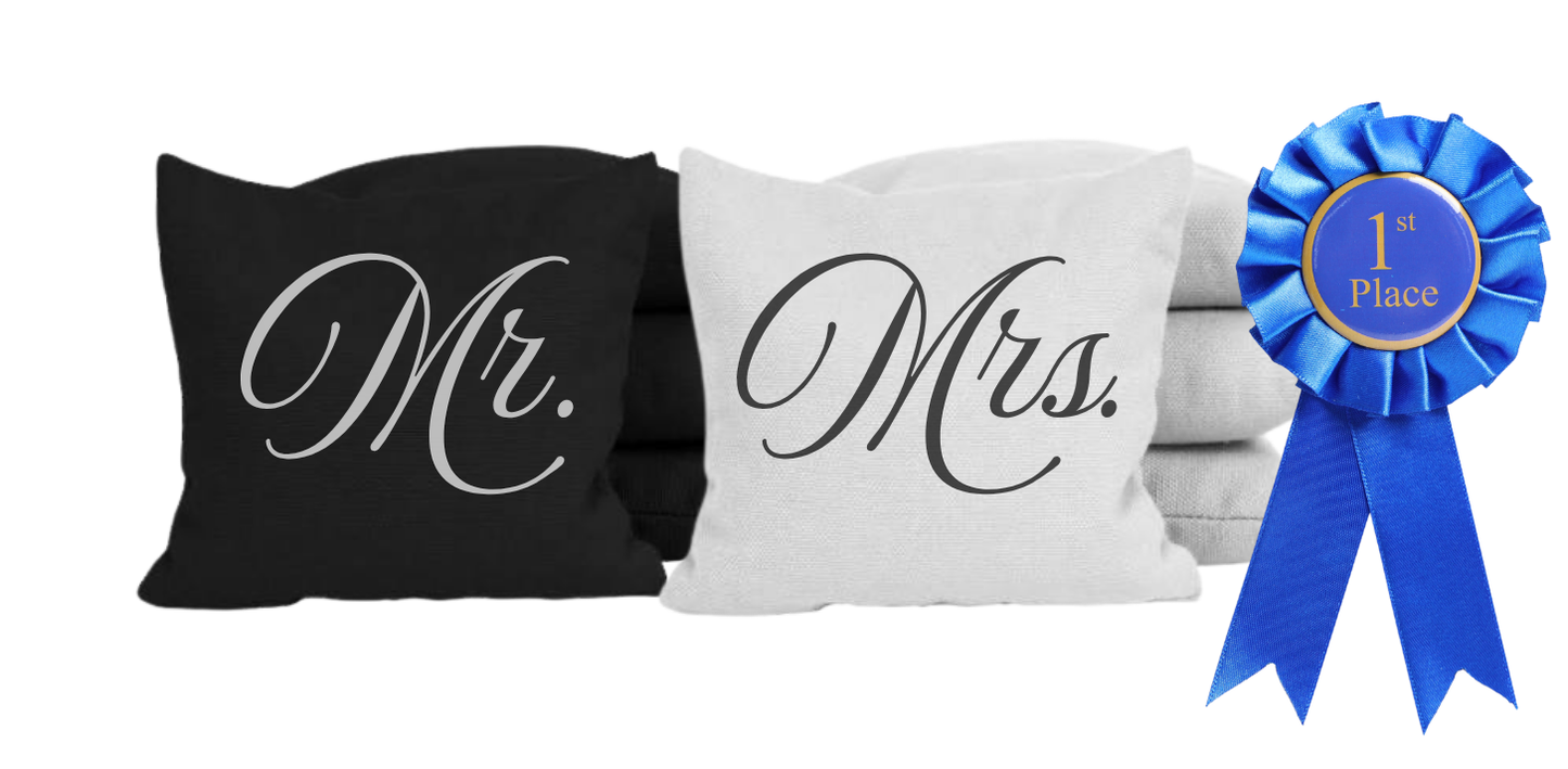 Mr./Mrs. Wedding Game Cornhole Bags