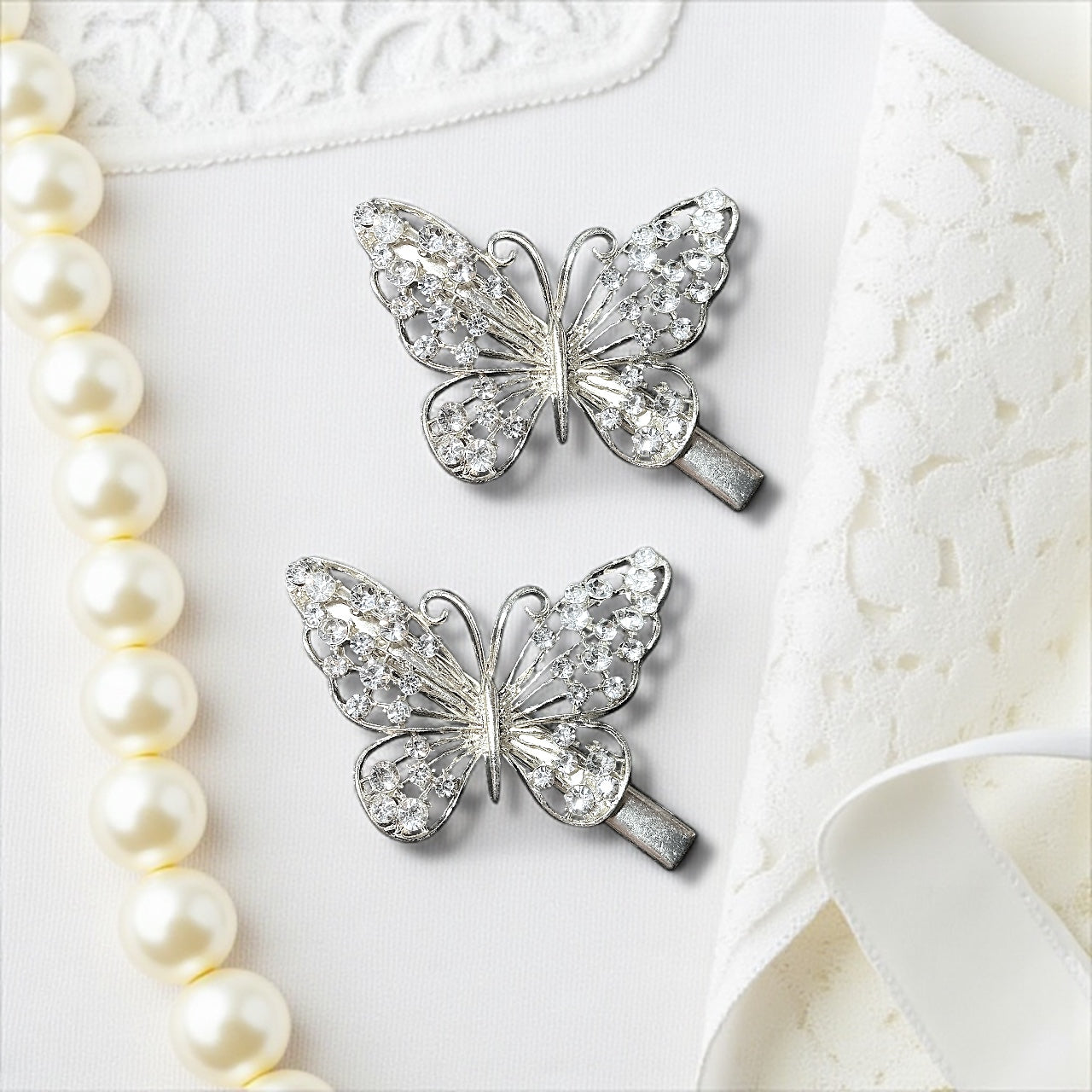 Elegant Butterfly Hair Clips (2 pcs.)