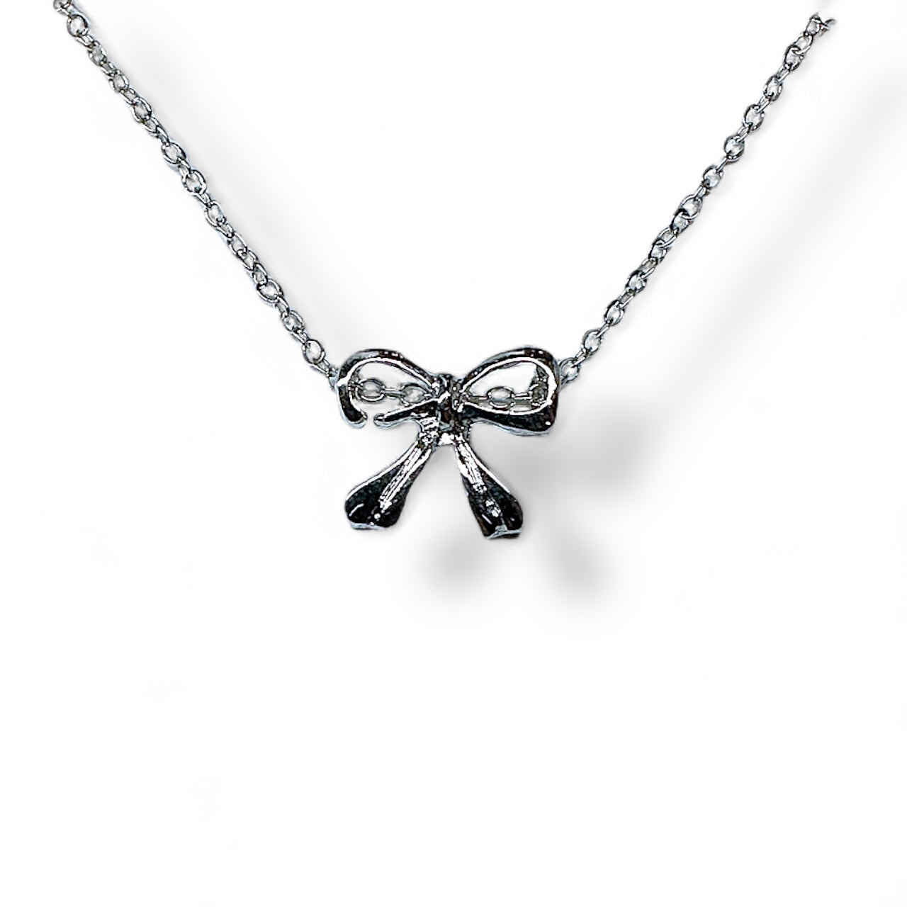 Golden Bowtie Necklace