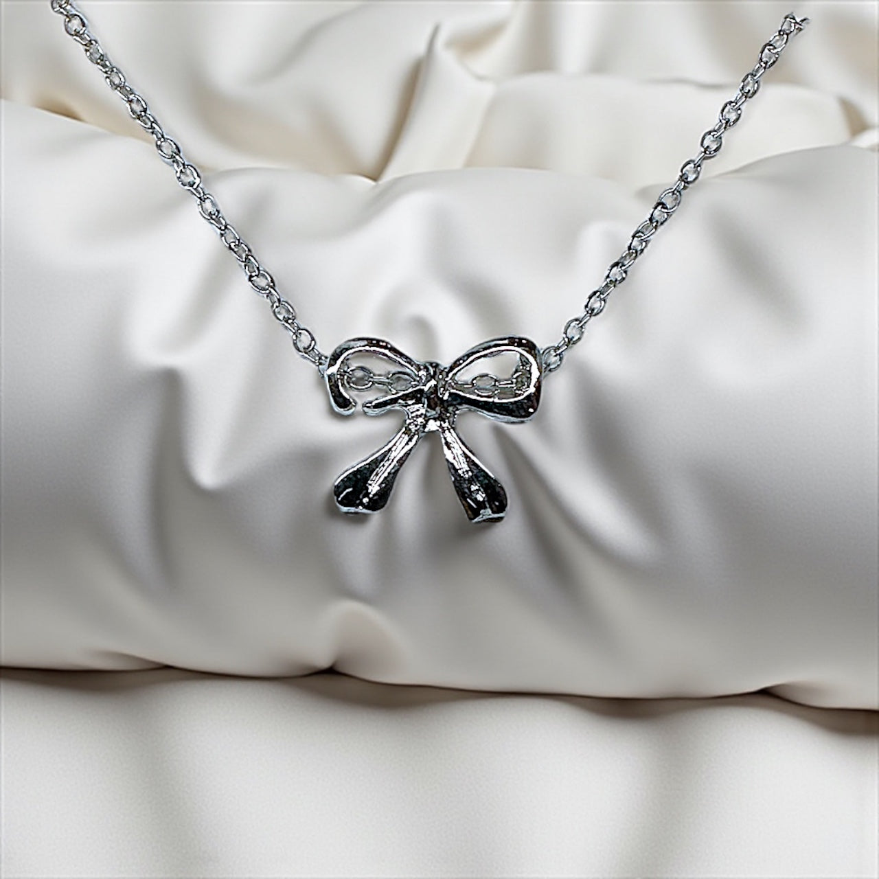 Golden Bowtie Necklace