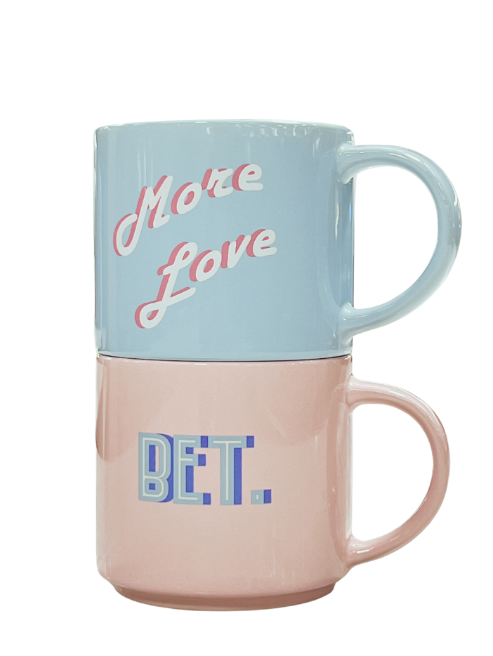 MORE LOVE & BET. Mug Set