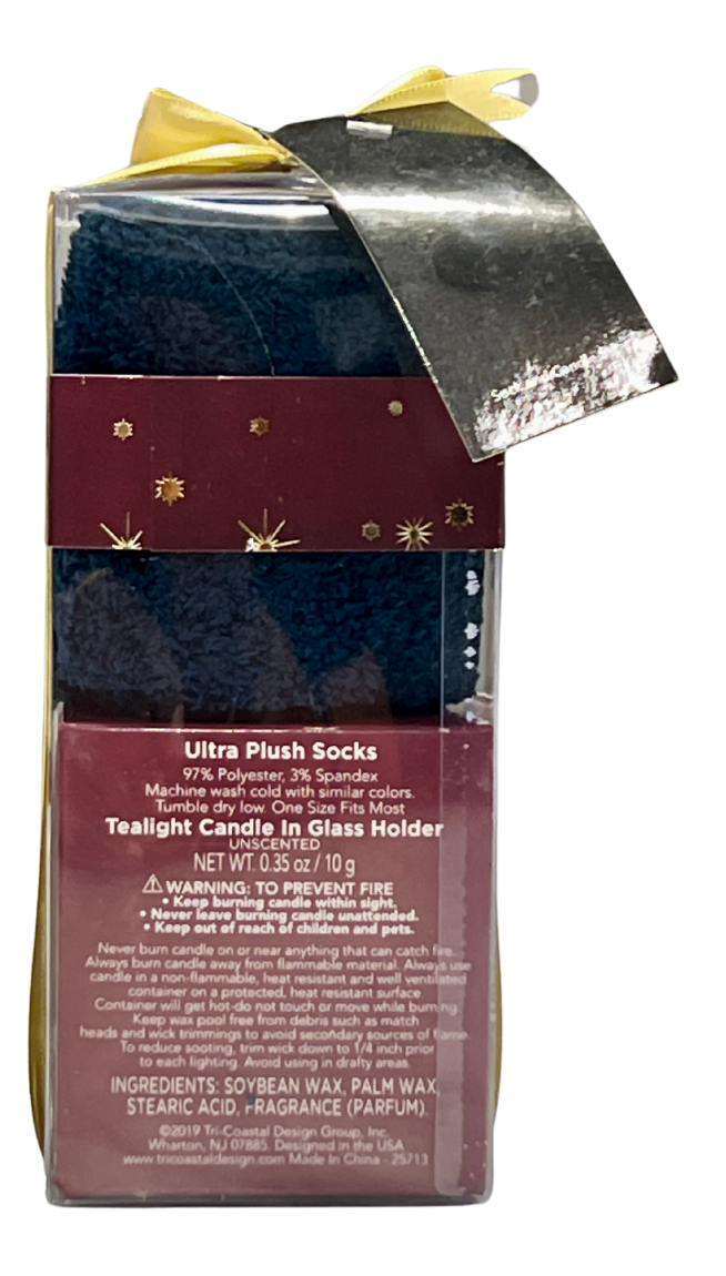 Glow Cozy Candle & Socks Set