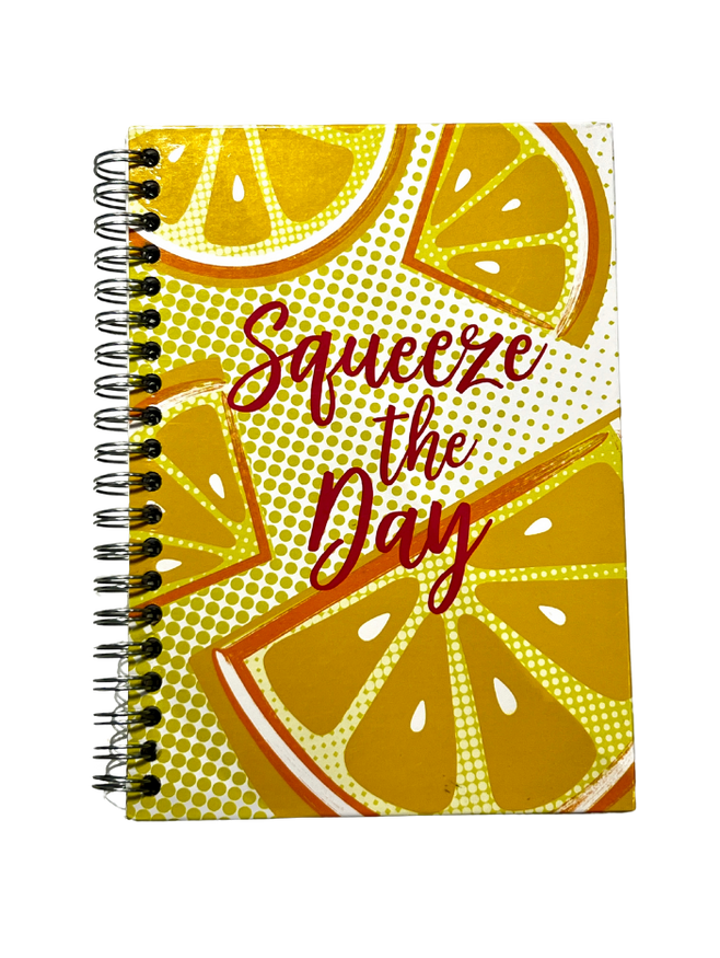 SQUEEZE THE DAY Spiral Notebook