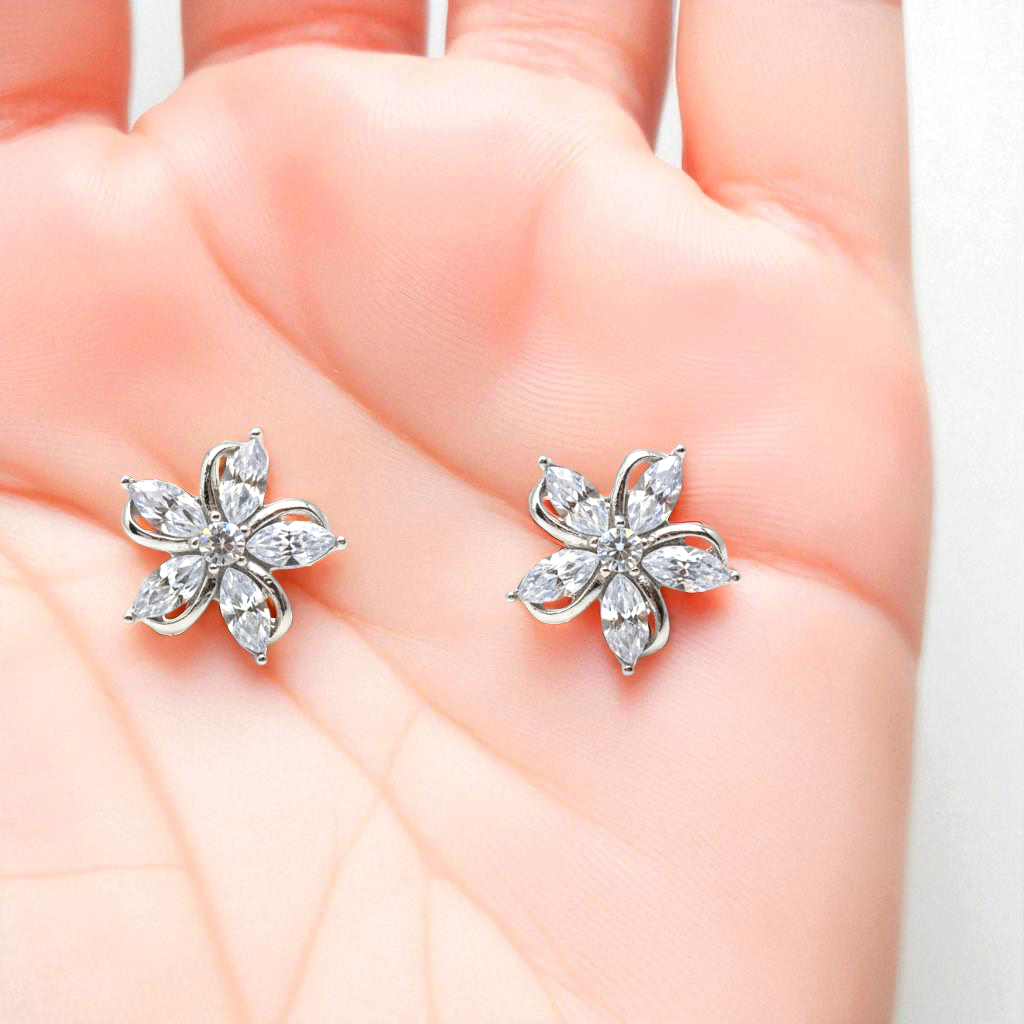 Rose Petal Earrings