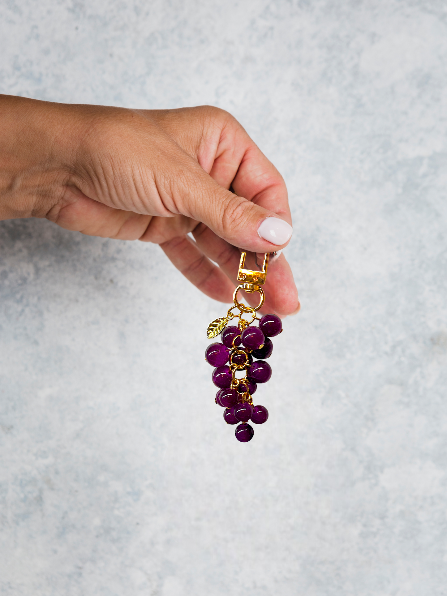 The Valley Grape Cluster Keychain
