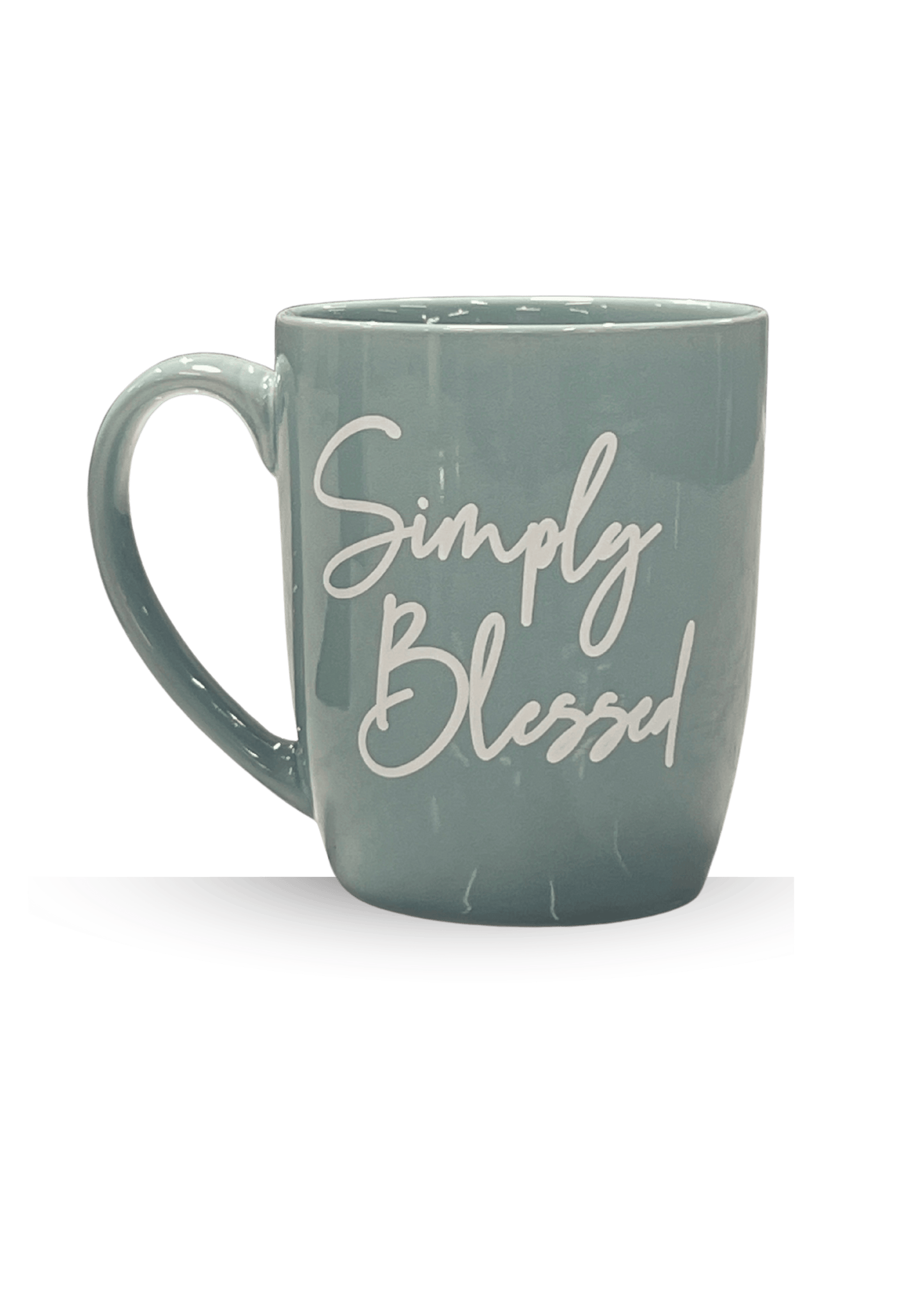 SIMPLY BLESSED Turquoise Mug