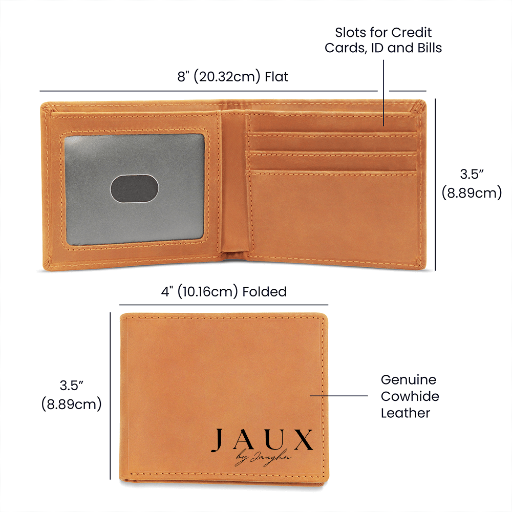 Genuine Soft Leather Bifold Wallet