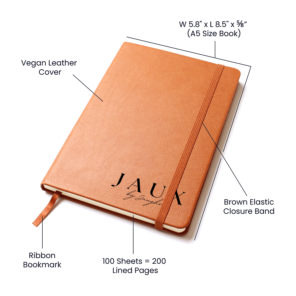 Jaux's Classic Leather Notebook