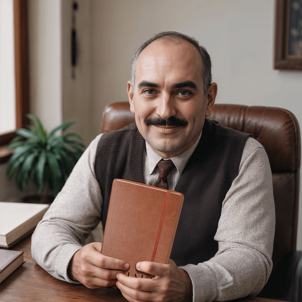 Jaux's Classic Leather Notebook