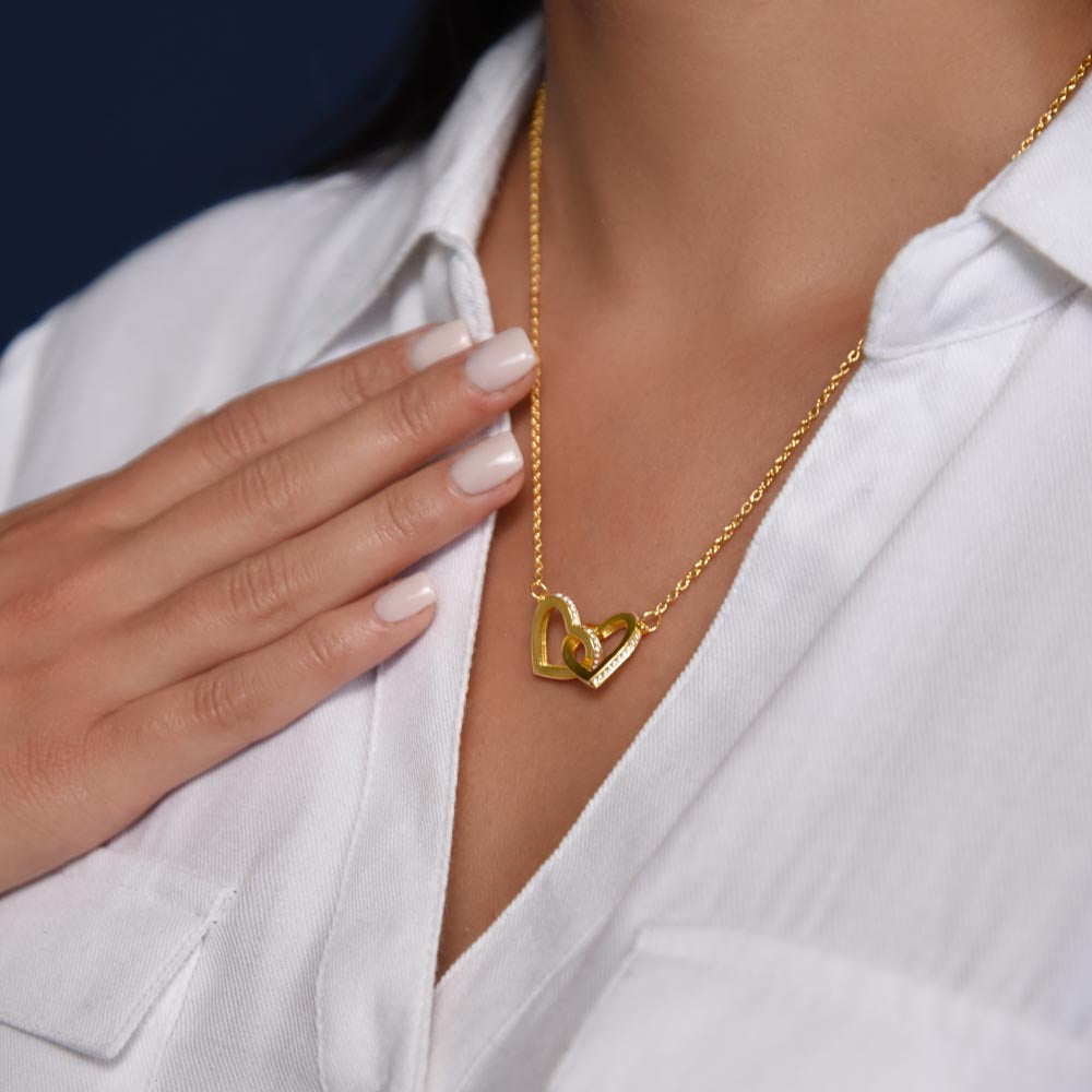 The Interlocking Hearts Forever Necklace