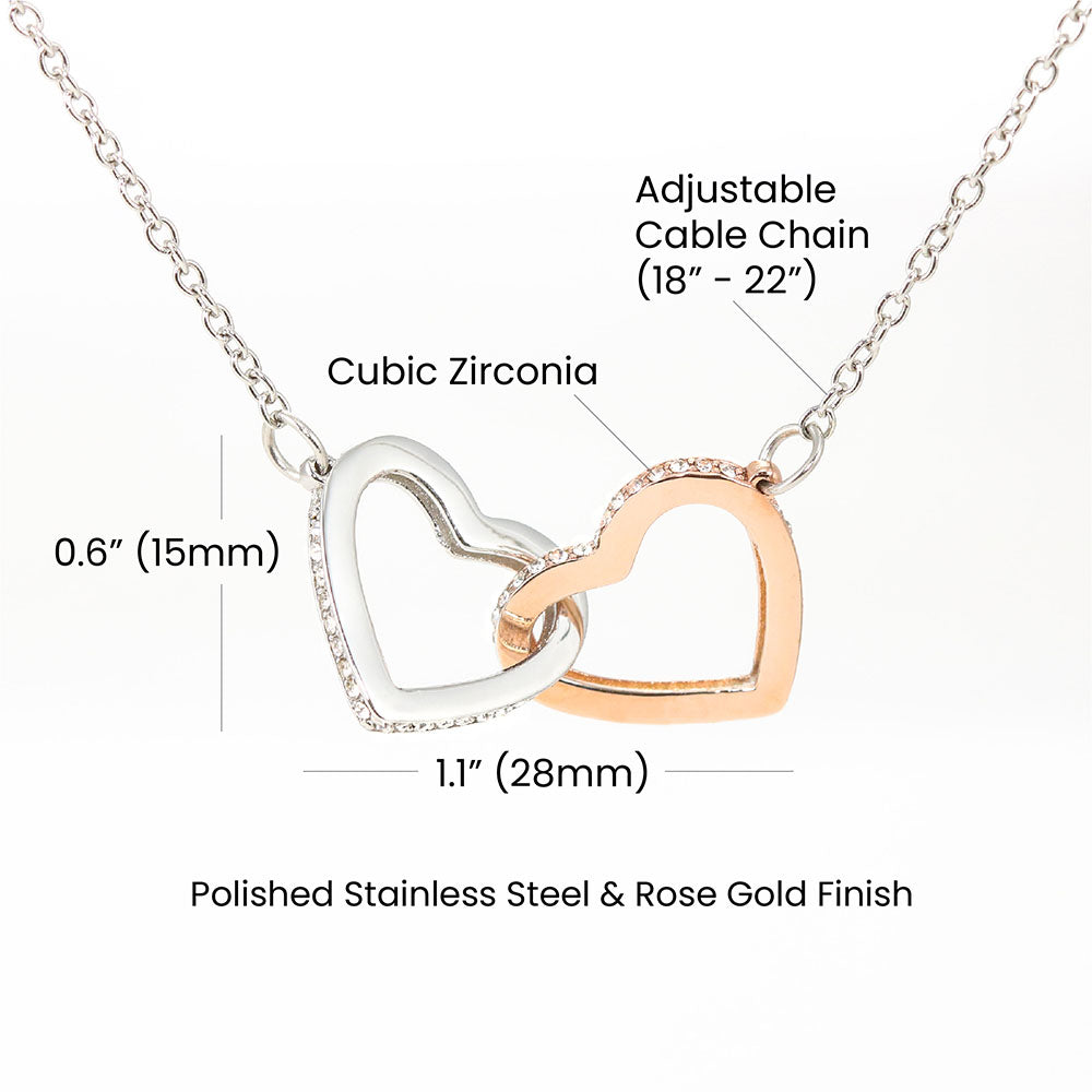 The Interlocking Hearts Forever Necklace