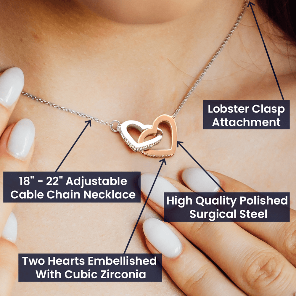 The Interlocking Hearts Forever Necklace
