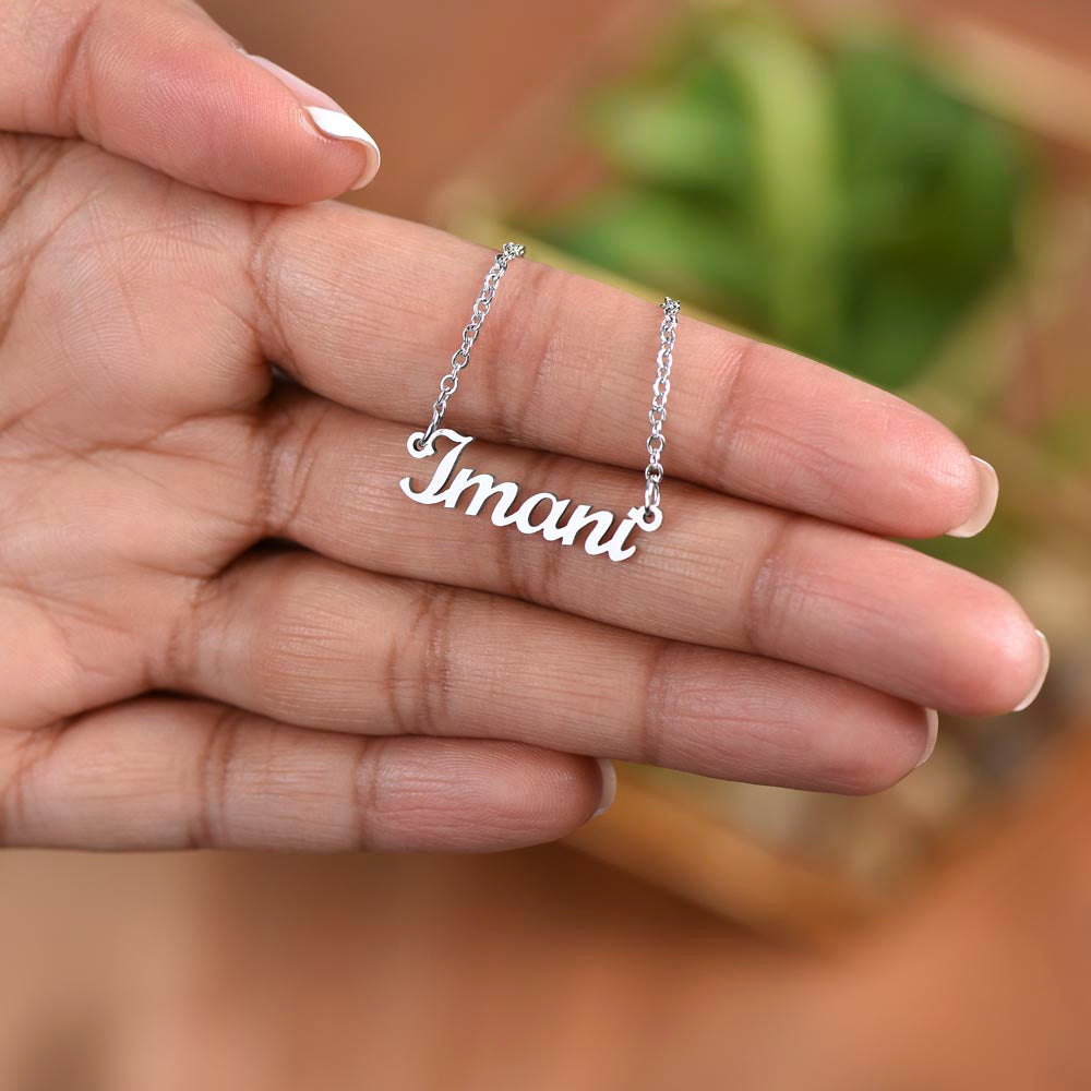 The Personalized Name or Word Necklace