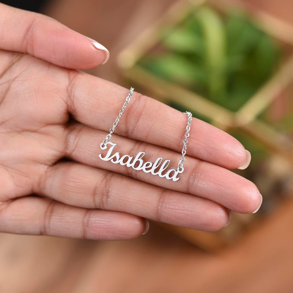 The Personalized Name or Word Necklace