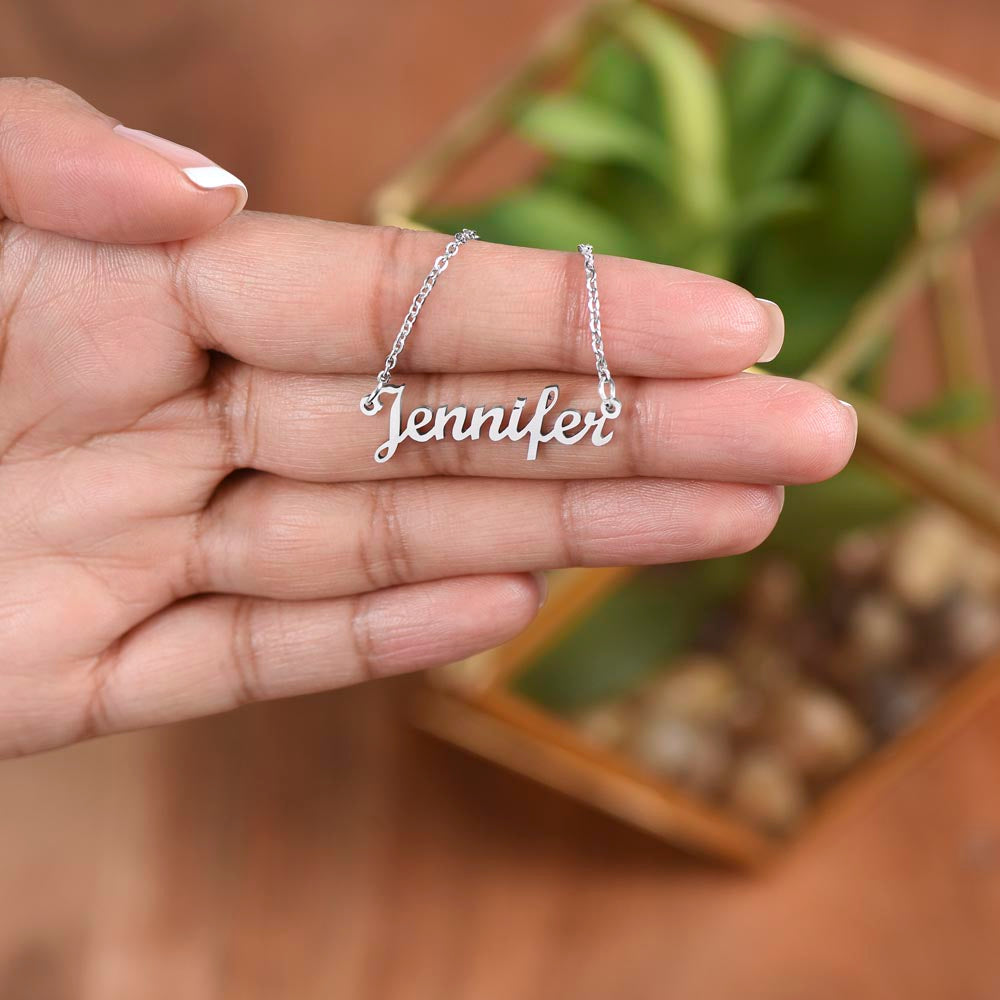 The Personalized Name or Word Necklace