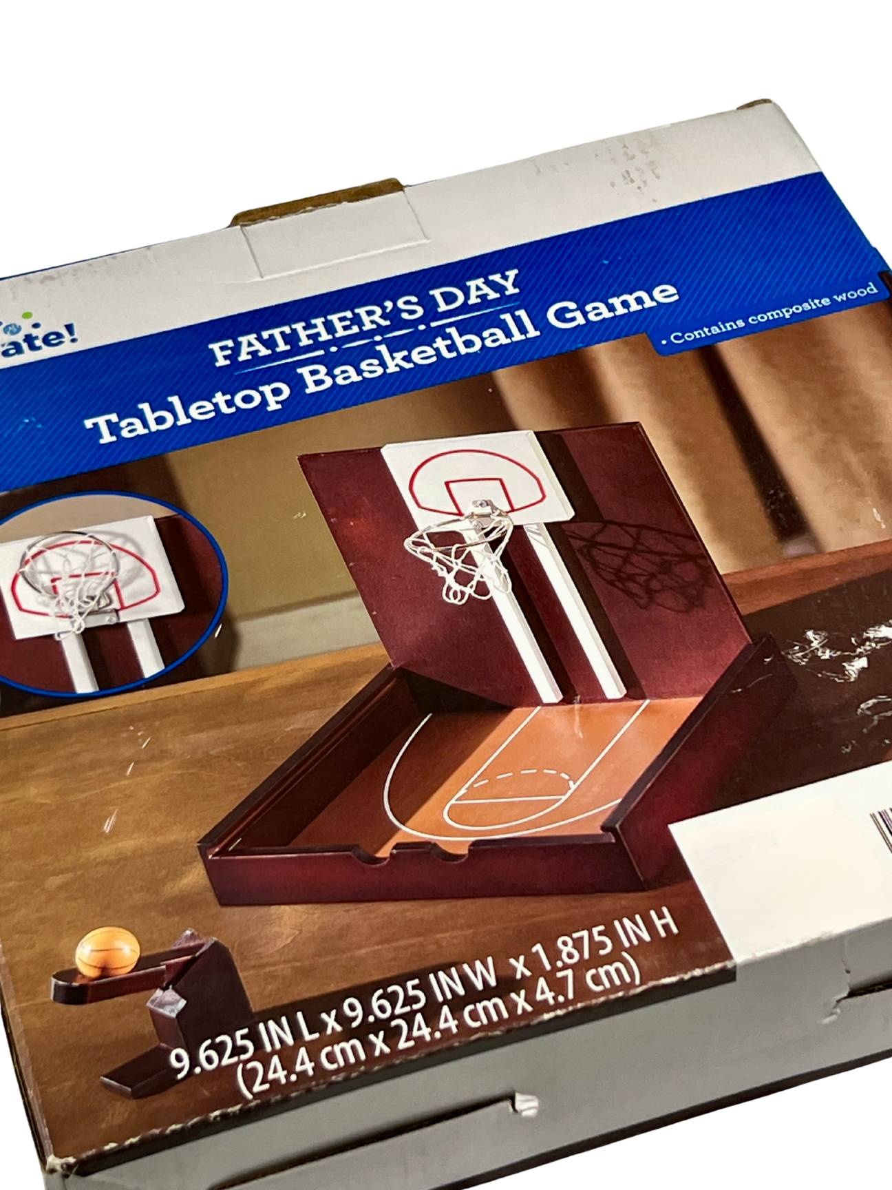 Wooden Tabletop Basketball Game