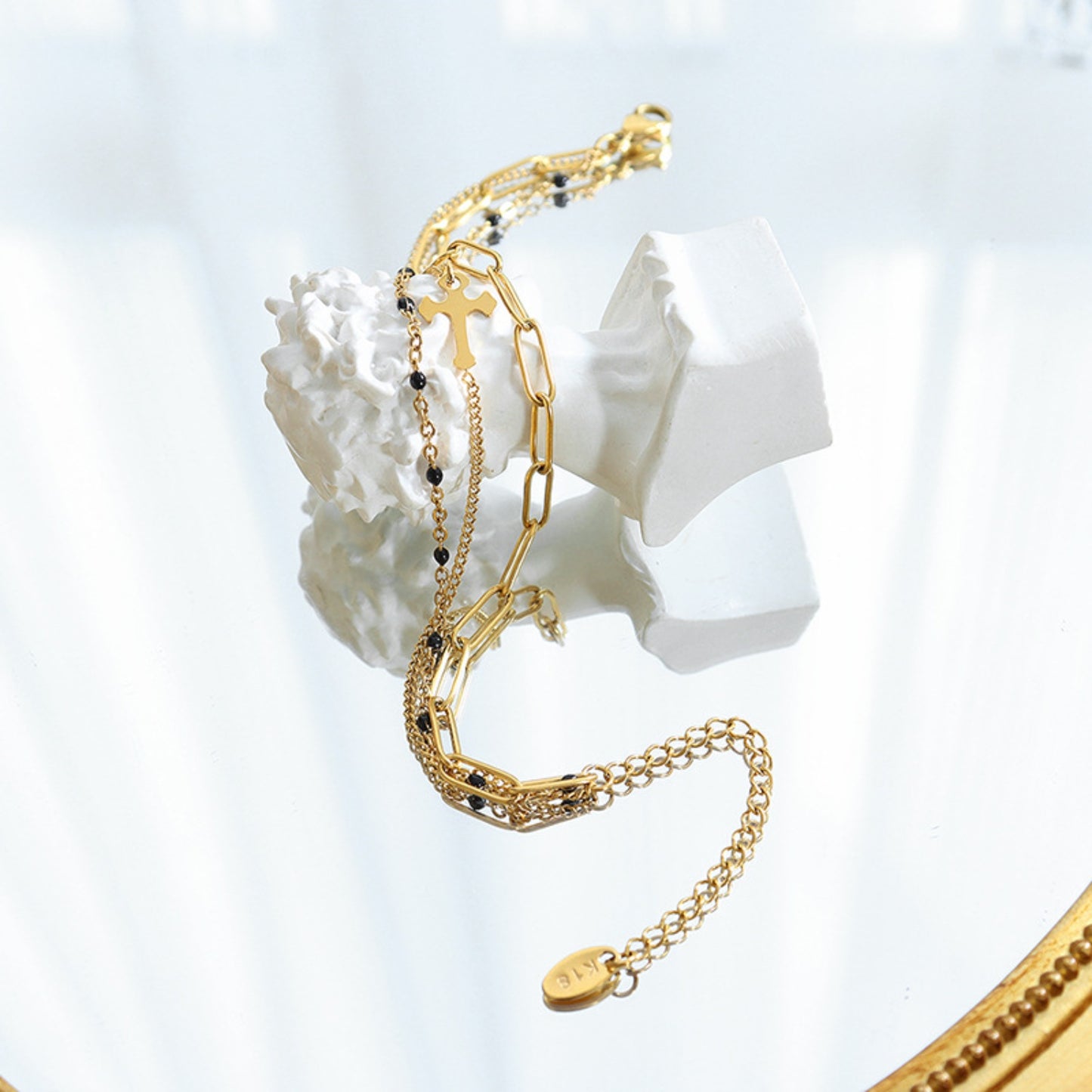 The Gold Triple-layer Bracelet