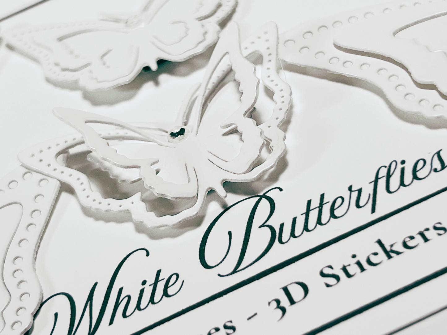 3D Stickers - Butterflies, 6 pcs.