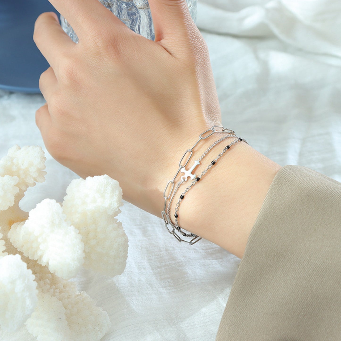 The Gold Triple-layer Bracelet