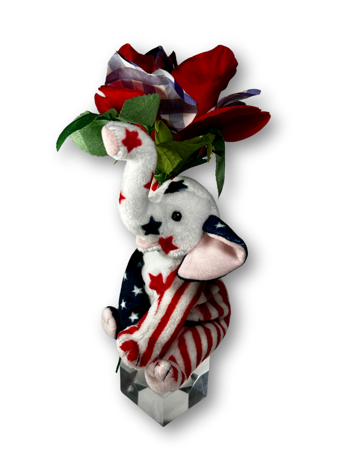 Stars & Stripes Elephant Plushie Gift Set