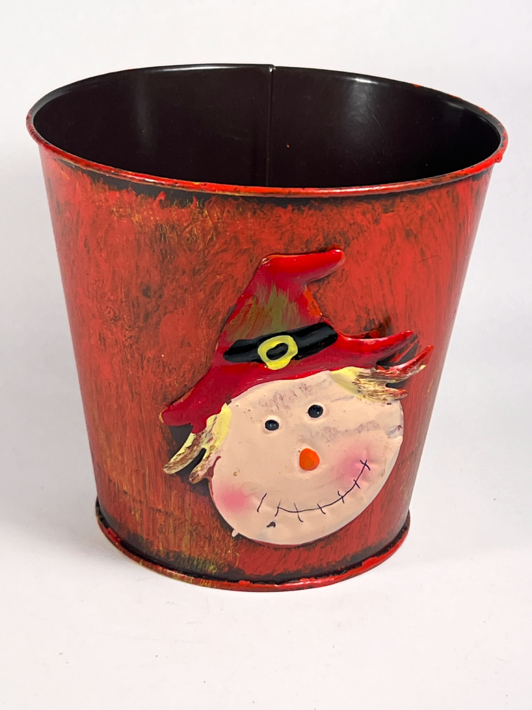 Scarecrow Pail Autumn Decor