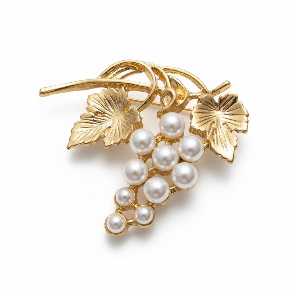 Napa Vineyard Grape Brooches